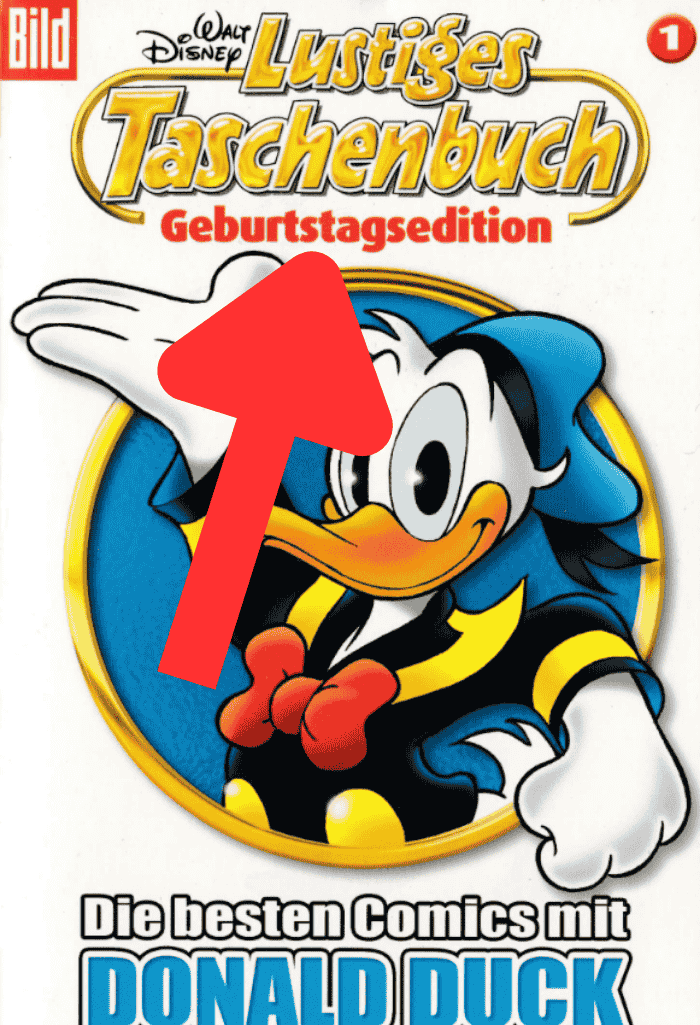 Lustiges Taschenbuch Geburtstagsedition - Beispielfoto
